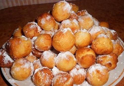 Пончики из сгущенки на сковороде рецепт Пончики из сгущенки на сковороде рецепт