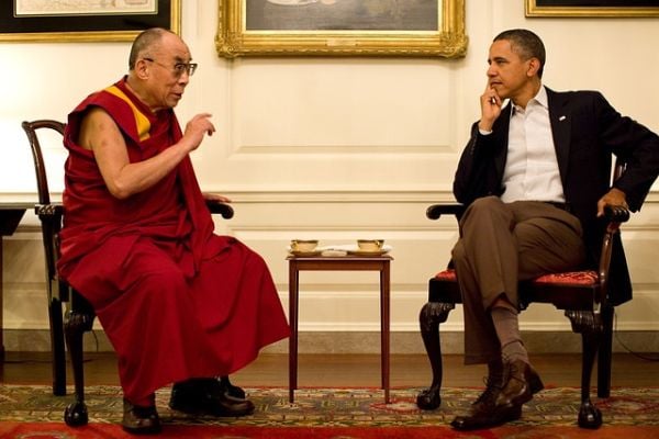 Барак Обама, Далай Лама