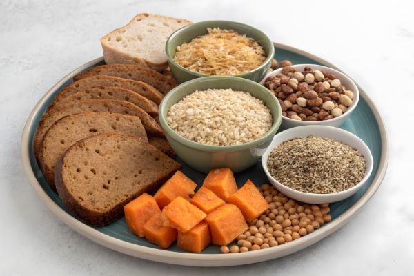 Известно е, че засилената консумация на фибри помага за отслабването чиня с пълнозърнест хлаб, бобови растения, пълни с фибри