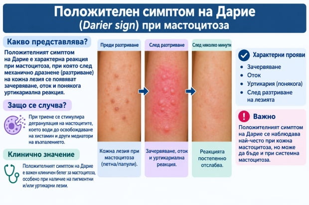 Положителен симптом на Дарие Положителен симптом на Дарие