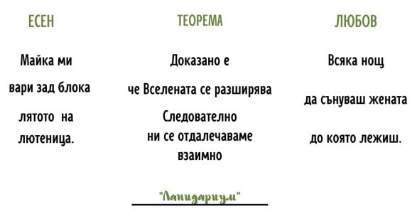 Стихове от Георги Господинов
