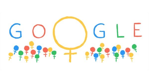 8 март, международен ден на жената, google 