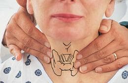 палпация на щитовидна жлеза
