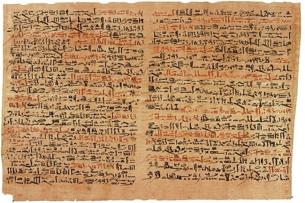 папирус с египетски йероглифи