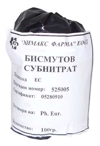 БИСМУТОВ СУБНИТРАТ 100 гр. ХИМАКС