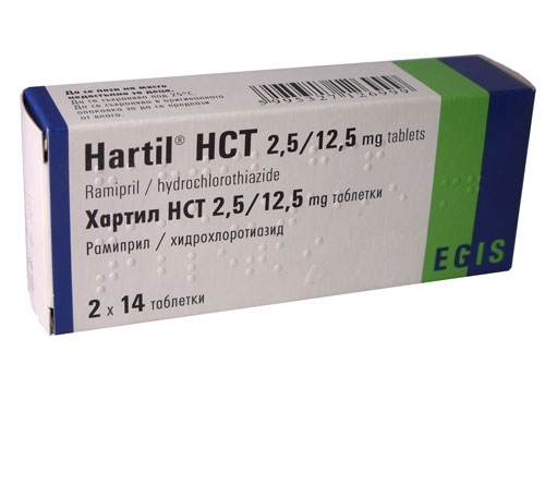 ХАРТИЛ табл. 2.5 мг. / 12.5 мг. * 28