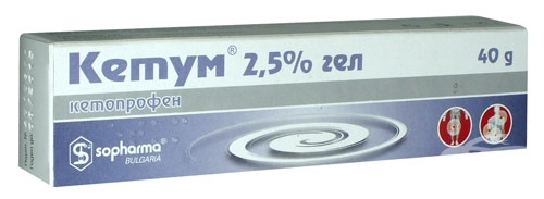 КЕТУМ гел 2.5 % 40 г