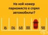На кой номер паркомясто е спрял автомобилът?