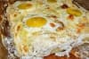 Картофена запеканка с лук, кашкавал и яйца