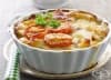 Макарони, запечени с домати, майонеза и кашкавал