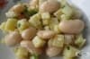 Салата от сварени боб и картофи