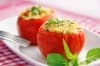 Домати с плънка от ориз, моцарела и спанак