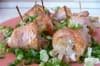 Печени свински рулца с картофена плънка