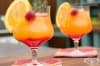 Коктейл от текила с портокалов сок и гренадин (Tequila Sunrise)