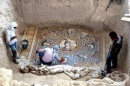 Вижте възхитителните антични мозайки на над 2000 години, които археолозите отвоюваха от водите на турския язовир Биречик