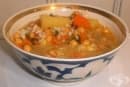 Супа от нахут и картофи с ориз