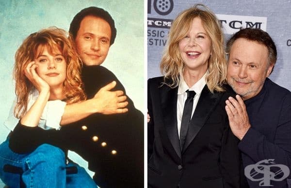 „Когато Хари срещна Сали“, 1989 и 2019 г. Премиерата на филма се състоя преди 30 г. На 11 април 71-годишният Били Кристъл и 57-годишната Мег Райън се появиха заедно на галавечерята за годишнината от филма и на откриването на Turner Classic Movies.