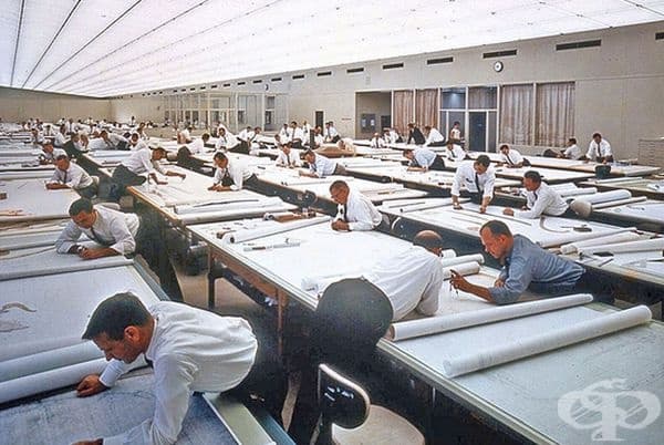 15 невероятни ретро снимки показват как са работили хората преди AutoCAD