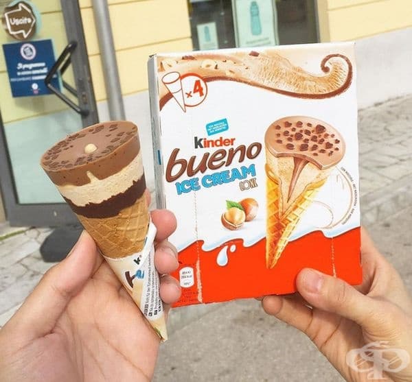 Сладолед Kinder Bueno