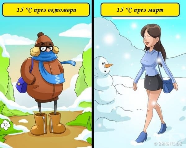 Когато пролетта закъснява, а жените не могат да я дочакат.