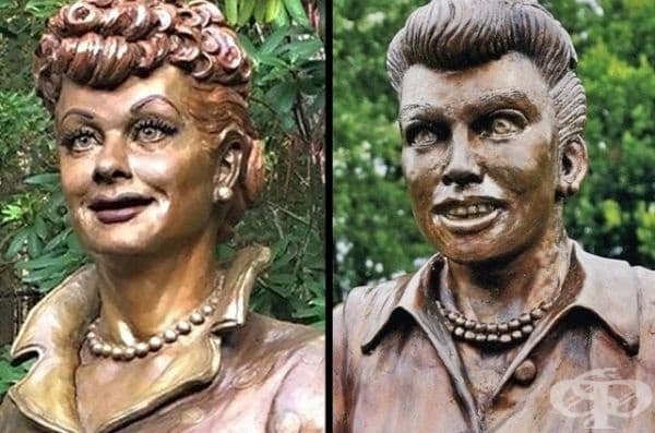 Паметникът е сменен, защото е имал страховит вид.