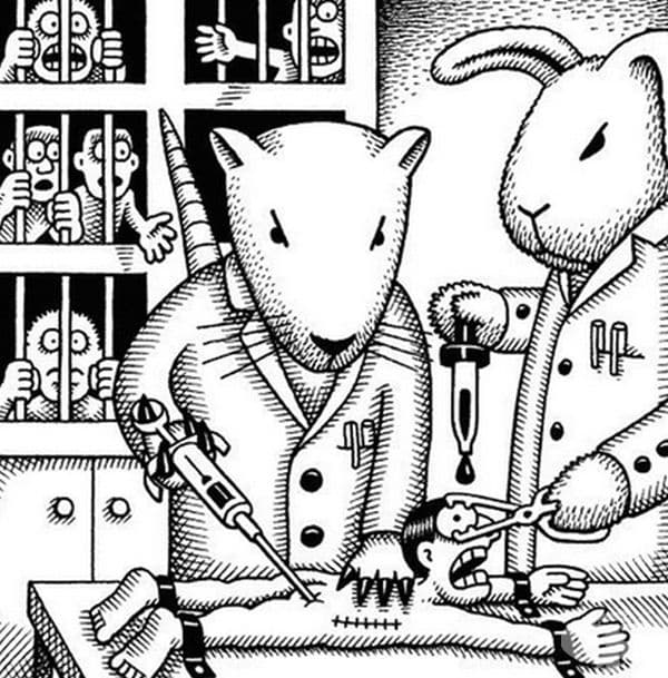 20 сатирични илюстрации демонстрират как биха изглеждали хората и животните с разменени места