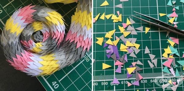 15 снимки на уникални 3D оригами на птици и животни