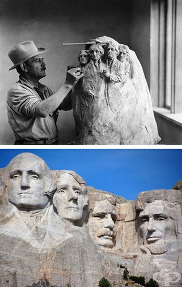 Планината Маунт Ръшмор, Южна Дакота, САЩ. Строителство: 1927-1941 г.