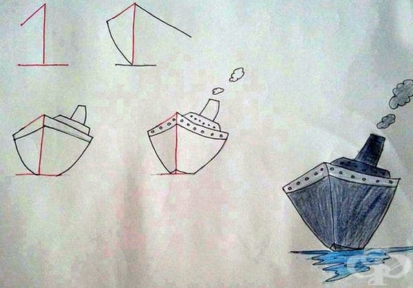 Научете детето си да рисува с помощта на цифри и числа