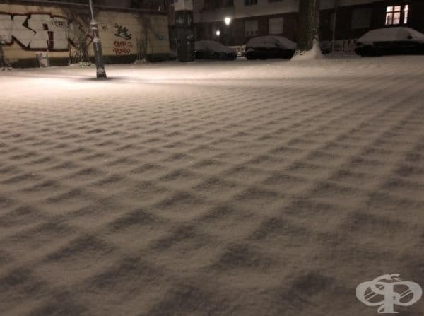 Зашеметяваща снежна покривка.