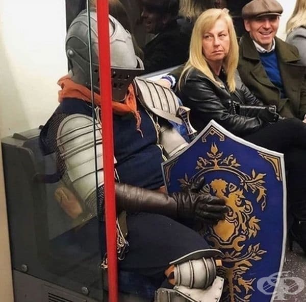 Просто още един ден в метрото.