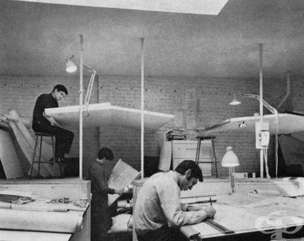 15 невероятни ретро снимки показват как са работили хората преди AutoCAD
