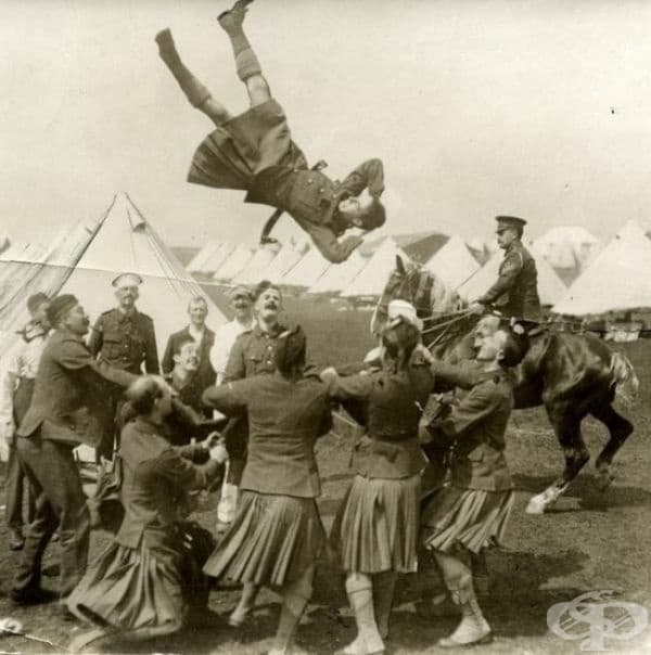 Шотландски войници, 1916.