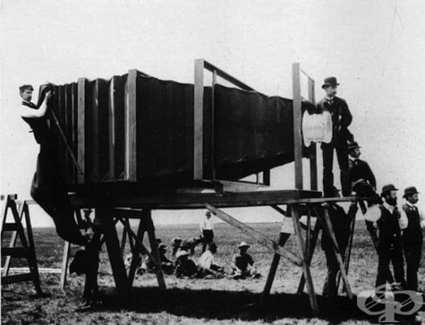 Първият телеобектив в света, 1900г.