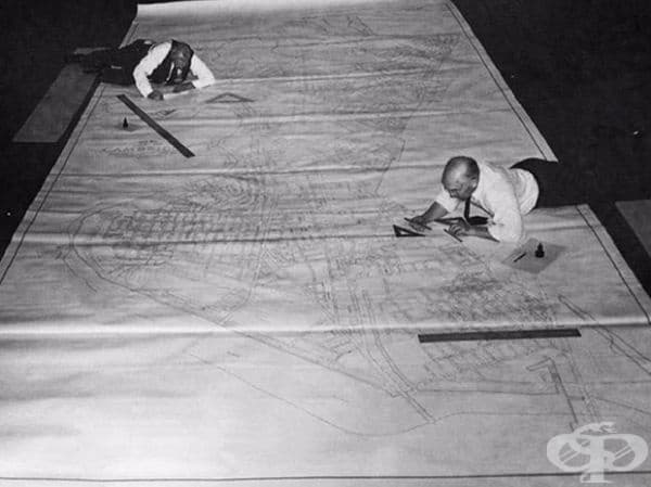 15 невероятни ретро снимки показват как са работили хората преди AutoCAD