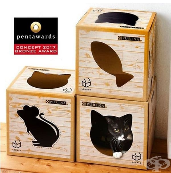 Храна за котки Purina.