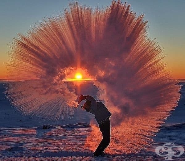 Снежна експлозия. Канада.