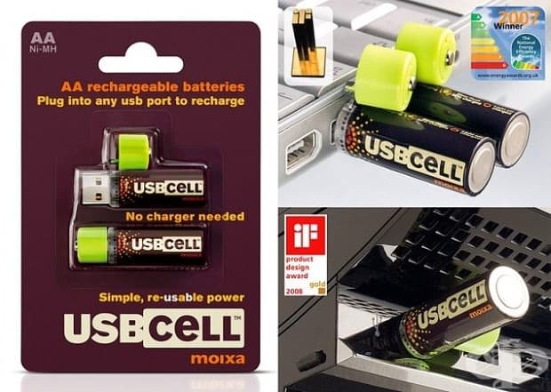 Батерии, които могат да се зареждат в USB порт