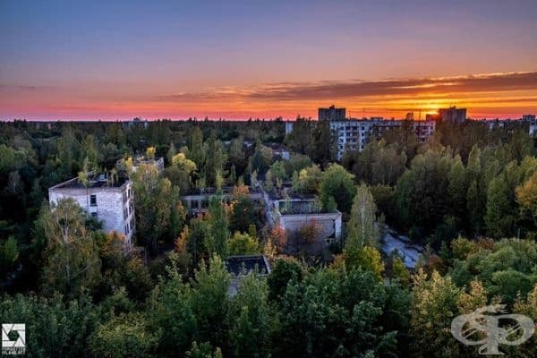 Пейзаж от мъртвия град.