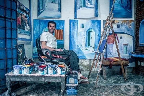 Абсолютно невероятен син град, изваден сякаш от сънищата