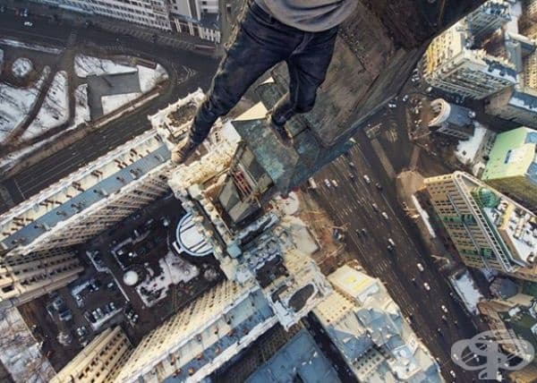 Снимка от една от сградите "Седемте сестри" в Москва, Русия.