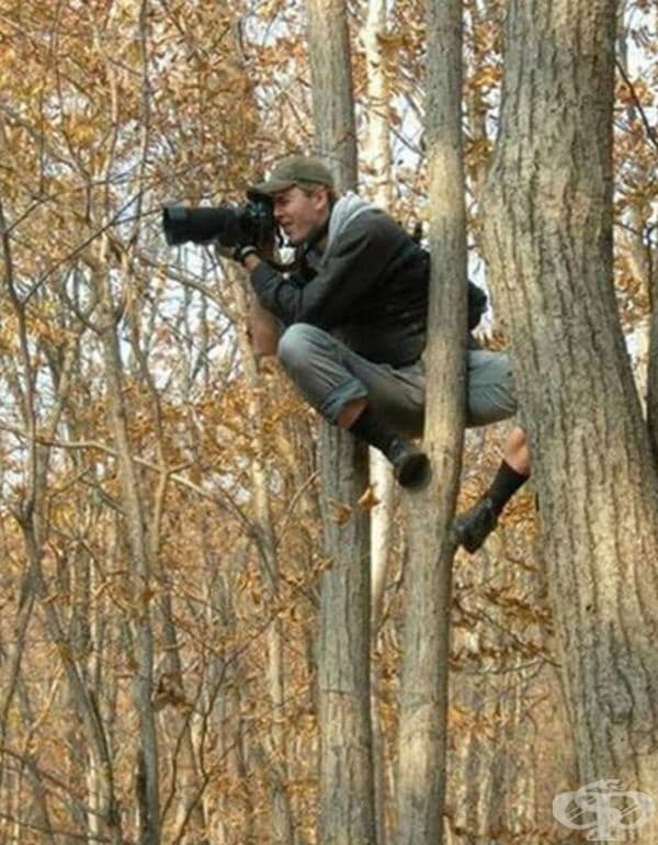Фотографията не е лесна работа.