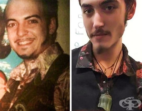 "Аз и синът ми на едни и същи години. Аз съм се облякъл за Хелоуин, а това е неговият стил."