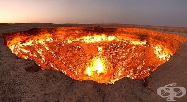 Вратата към Ада, Дервезе, Тукменистан.