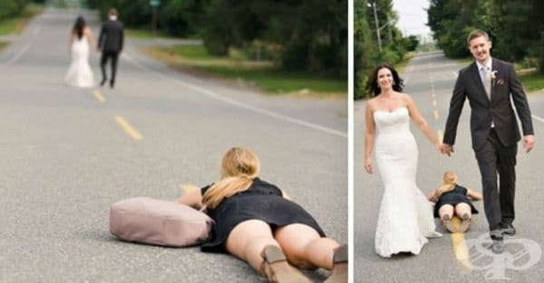 33 сватбени снимки доказват, че фотографите са забавни