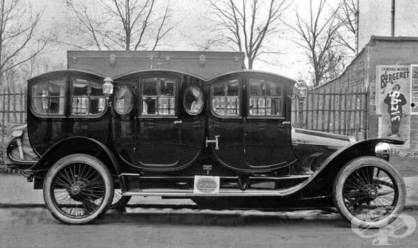 Една от оригиналните лимузини във Франция, 1910 г.