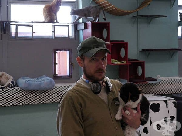 „Присъствието на животни в E Unit добави ново спокойствие в терапевтичната среда и повдигна обществения дух", се посочва на уебсайта на Purrfect Pals.