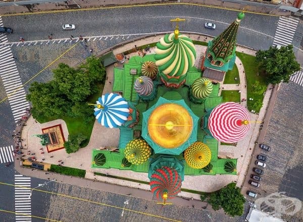 Катедралата Свети Василий Блажени в Москва, Русия.