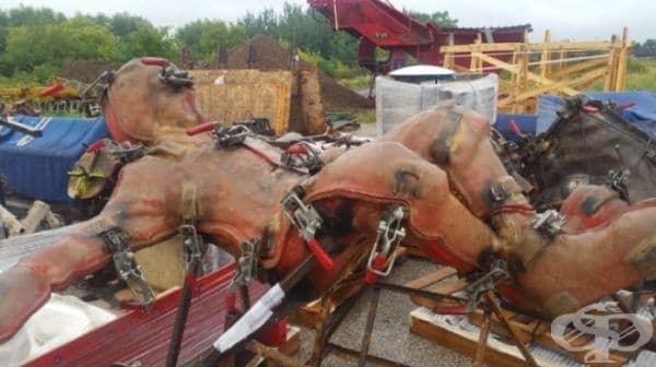 Отливката на Роналд Макдоналд изглежда като устройство за изтезание.