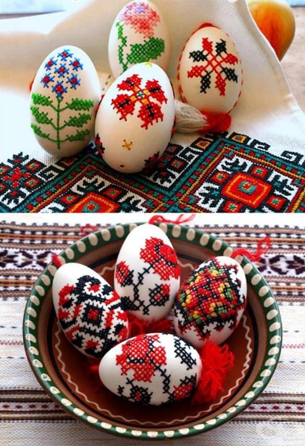 Декорация с бродерия. За любителите на шевиците.